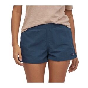 Patagonia Barely Baggies 2" Shorts Athletic Hiking Camping Blue L